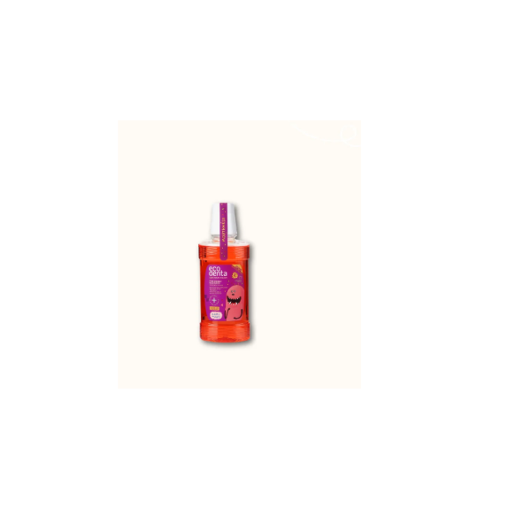 Bain De Bouche « KAKĖ MAKĖ » ECODENTA à la fraise, 0-12 ans 250ml