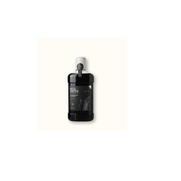 Bain De Bouche Blanchissant ECODENTA Au Charbon De Bois 500ml