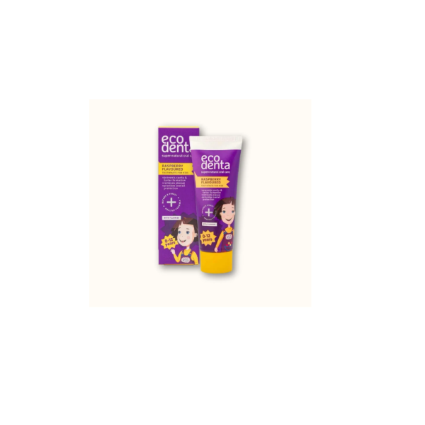 Dentifrice KAKĖ MAKĖ ECODENTA à la framboise, 0-12 ans 75ml