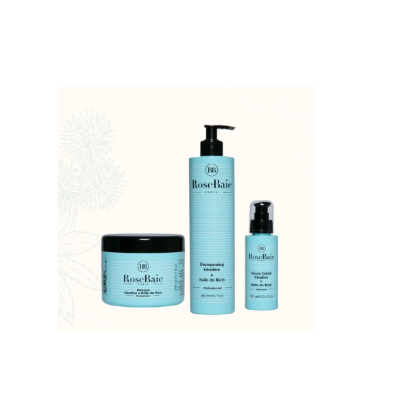 Pack Gamme Ricin X Kératine Rosebaie
