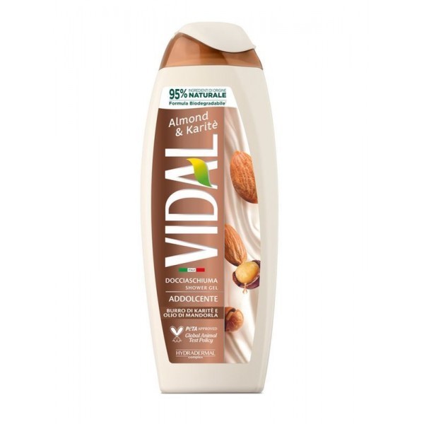 VIDAL GEL DOUCHE 500ML ALMOND ET KARITE