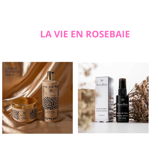 Gamme édition limitée AMLA X Kératine Rosebaie + Brume gratuite