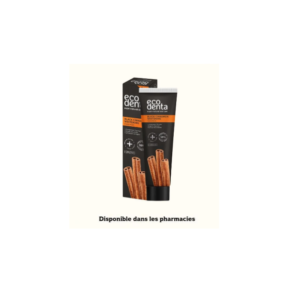 ECODENTA Dentifrice Blanchissant à la cannelle 100ml