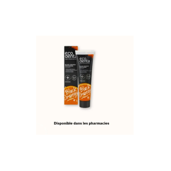Dentifrice ECODENTA au Charbon Actif & Orange