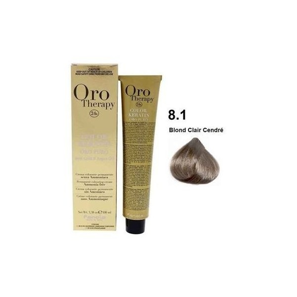 ORO COLORATION 8.1 Blond clair cendre