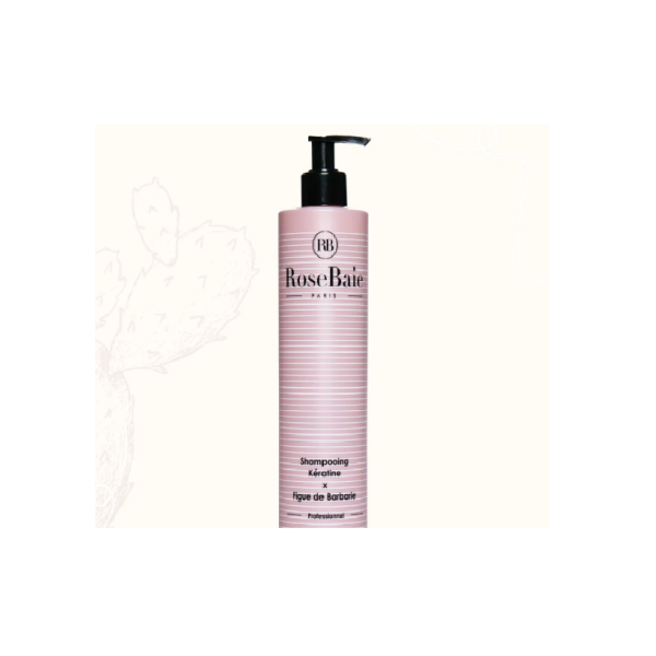 Shampoing huile Figue de Barbarie X Kératine Rosebaie 500ML