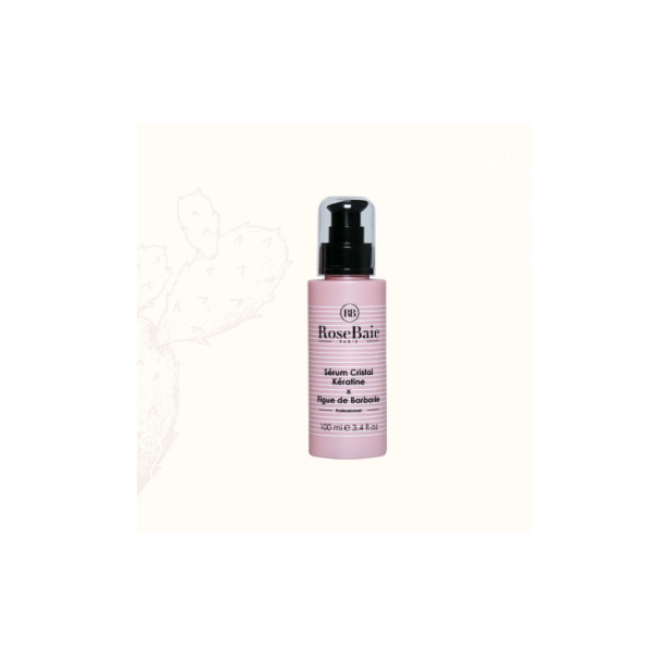 Sérum cristal professionnel huile Figue de Barbarie X Kératine Rosebaie 100ML
