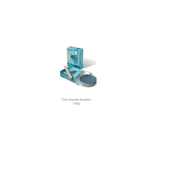 CIRE CHAUDE EN PETIT POT AZULENE